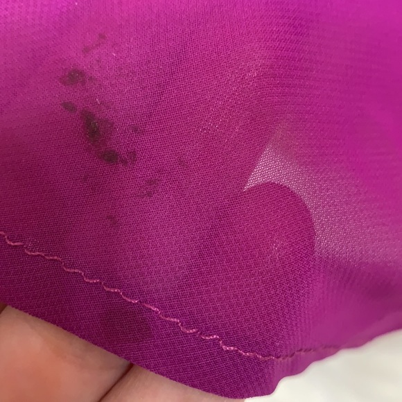 Alfabeta Evening Maxi Dress Fuchsia Color Size 2 - Picture 12 of 12